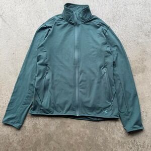 Early 2000s Arc'teryx Kyanite LT Women's Teal Softshell Zip Up Jacket Activewear